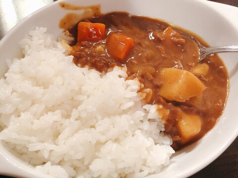 ひき肉でつくる☆我が家の絶品カレー